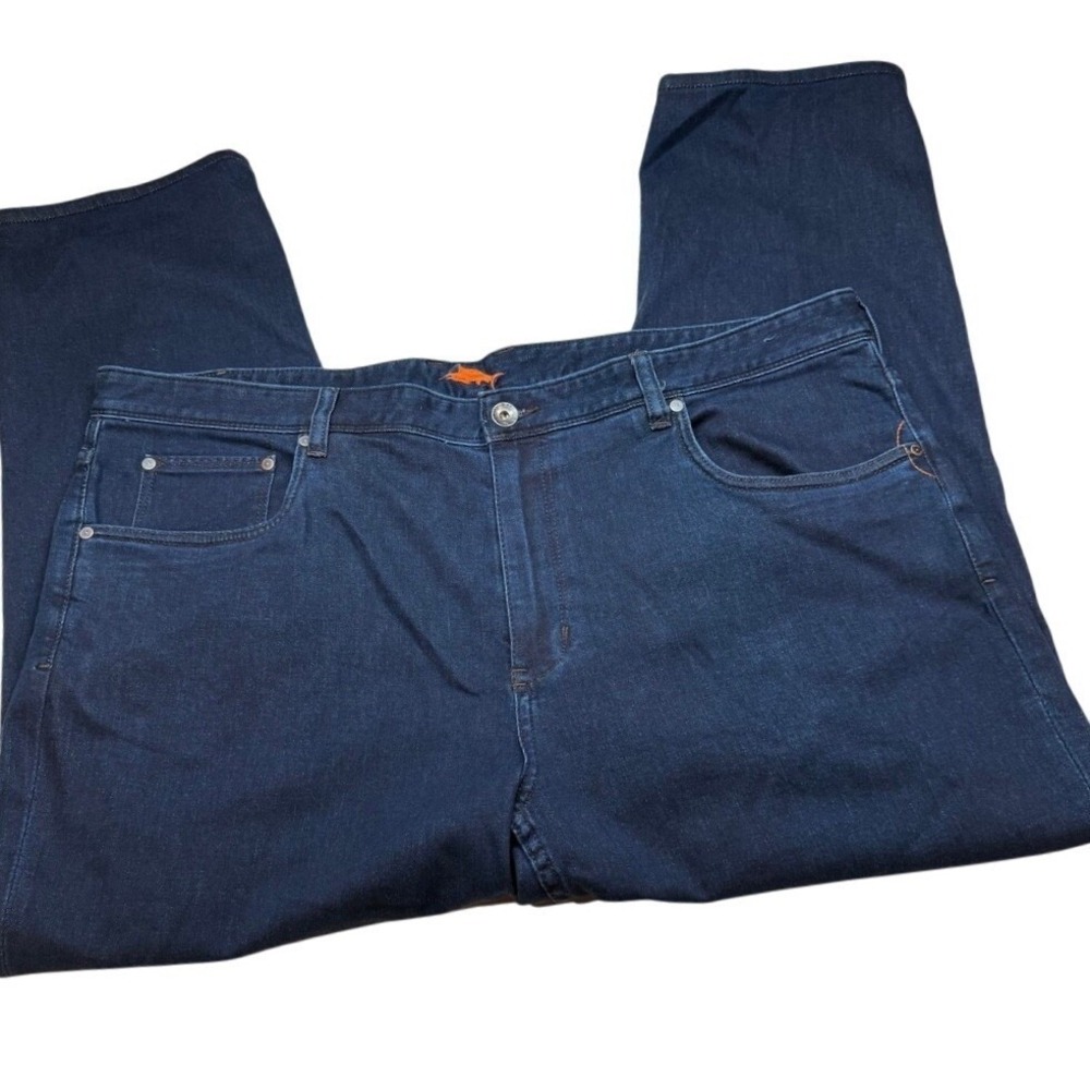 TOMMY BAHAMA Straight Leg Denim Jeans Dark Wash Size 44 (see measurements)